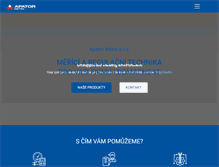 Tablet Screenshot of metra-su.cz